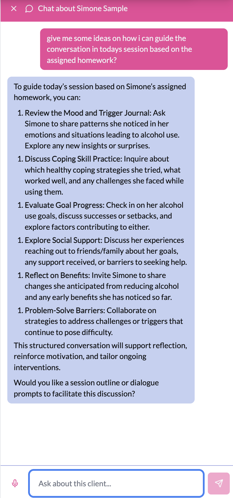 Pre‑session preparation and real‑time guidance